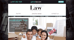 Desktop Screenshot of gobranlaw.com